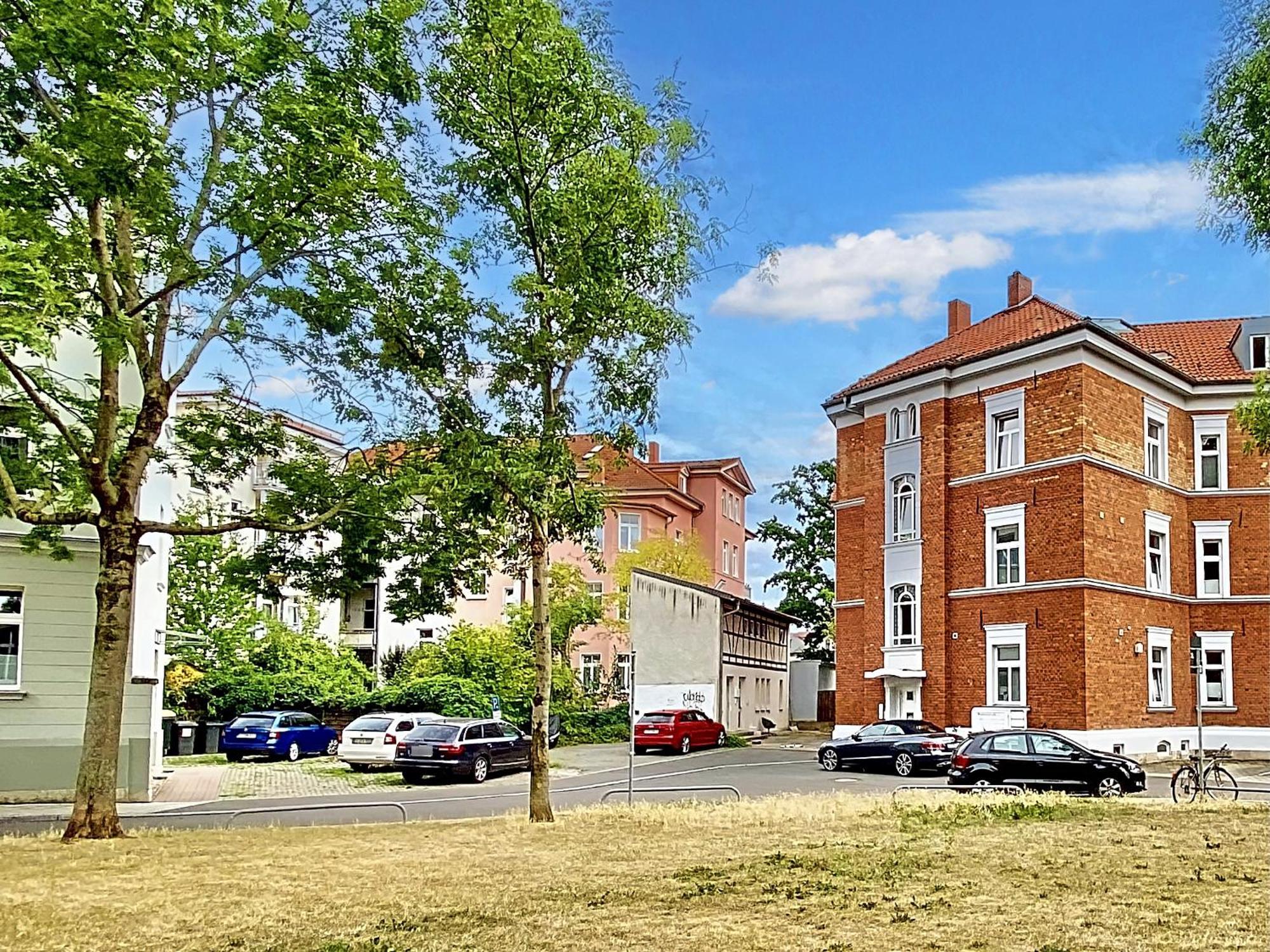 Die Remise Mit Kostenlosem Parkplatz Direkt Vor Der Tuer Erfurt Esterno foto